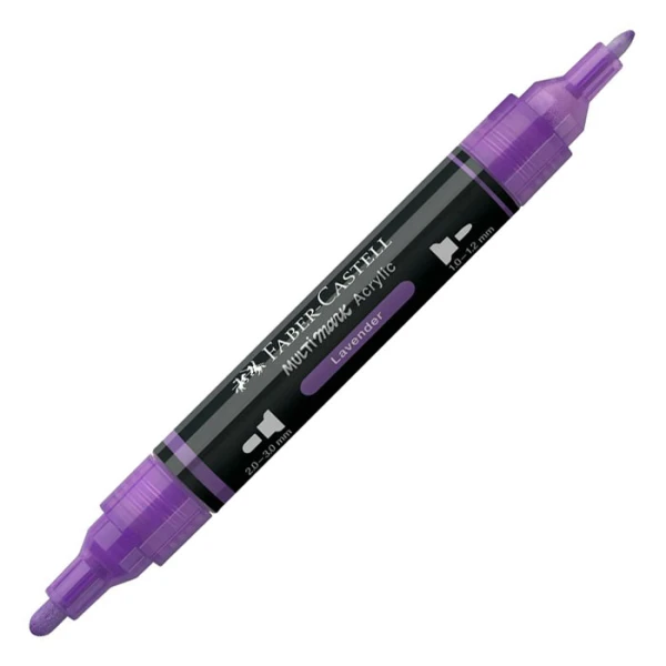 FABER-CASTELL ACRYLIC MARKER MULTIMARK COLOUR 136 LAVENDER