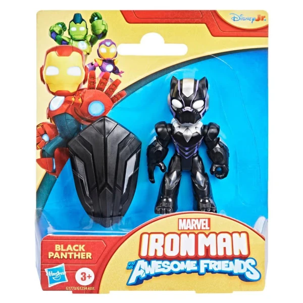 MARVEL IRON MAN AND HIS AWESOME FRIENDS ΦΙΓΟΥΡΑ BLACK PANTHER ΜΕ ΑΞΕΣΟΥΑΡ