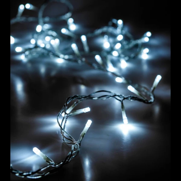 100 LED CHRISTMAS TRANSPARENT LIGHTS