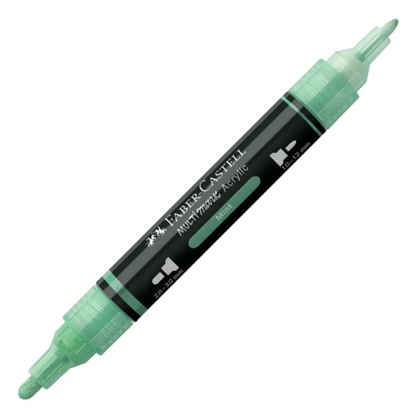 FABER-CASTELL ΑΚΡΥΛΙΚΟΣ ΜΑΡΚΑΔΟΡΟΣ MULTIMARK ΧΡΩΜΑ 412 MINT
