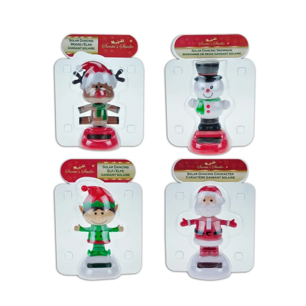 CHRISTMAS DECORATIVE FIGURE 11 cm WITH MOTION - 4 DESIGNS