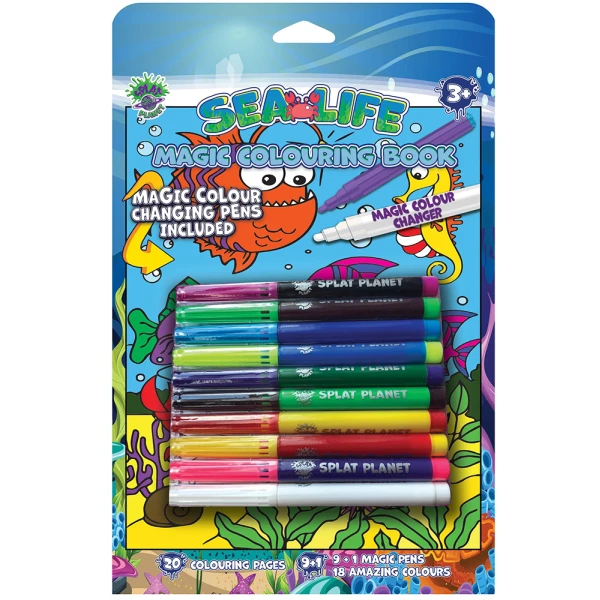 SPLAT PLANET ΒΙΒΛΙΟ ΖΩΓΡΑΦΙΚΗΣ MAGIC SEA LIFE