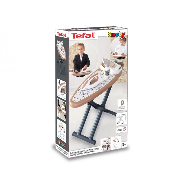 SMOBY TEFAL IRONING BOARD AND STREAM IRON
