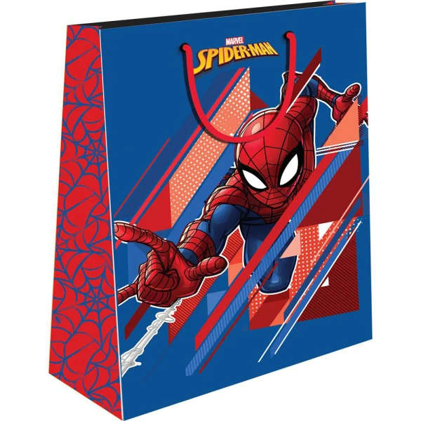 PAPER GIFT BAG 26X32X12 cm SPIDERMAN - 2 DESIGNS