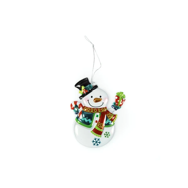 CHRISTMAS ORNAMENT METALLIZE POP UP 30X10 cm - 3 DESIGNS