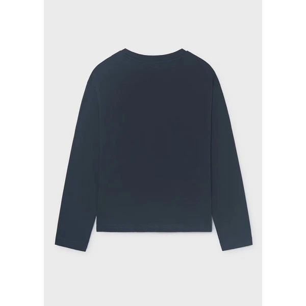 MAYORAL T-SHIRT ΜΑΚΡΥΜΑΝΙΚΟ BASIC ΜΠΛΕ