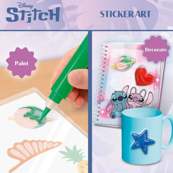 LISCIANI ΖΩΓΡΑΦΙΚΗ WINDOW COLOURS ΚΑΙ STICKER ART STITCH & ANGEL