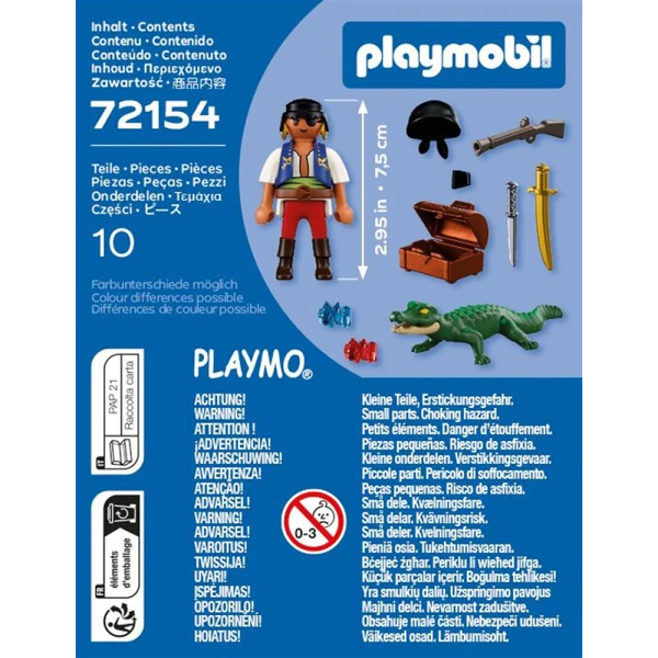PLAYMOBIL SPECIAL PLUS PIRATE vs. ALLIGATOR