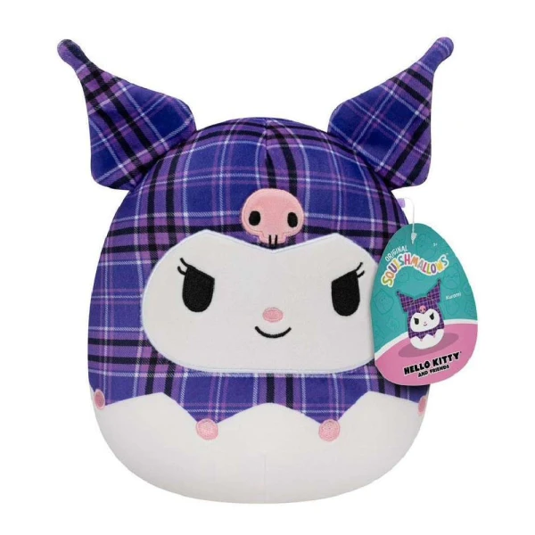 SQUISHMALLOWS SANRIO ΛΟΥΤΡΙΝΟ 20 εκ. KUROMI ΣΕ ΜΩΒ ΚΑΡΟ