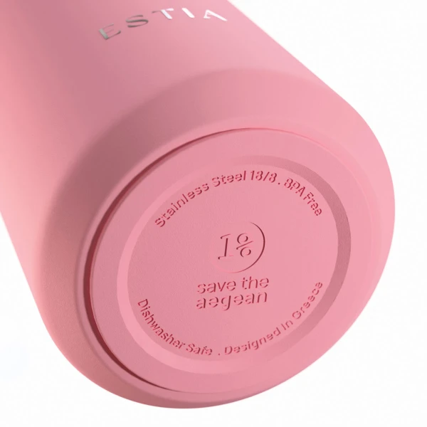 ESTIA HOME ART ΘΕΡΜΟΣ PULSE SAVE THE AEGEAN 500ml ROSE