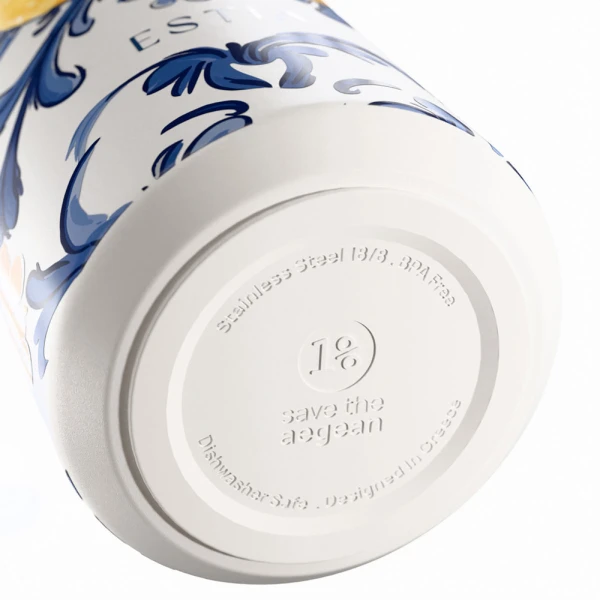 ESTIA HOME ART ΘΕΡΜΟΣ LENS SAVE THE AEGEAN 360ml AMALFI COAST