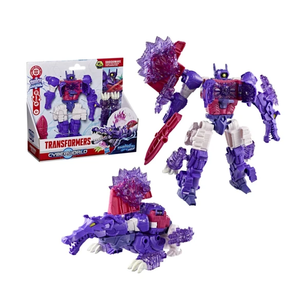 TRANSFORMERS ΦΙΓΟΥΡΑ CYBERWORLD ULTIMATE SHOCKWAVE DINO
