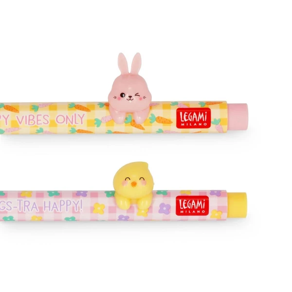 LEGAMI ΣΕΤ 2 ΣΤΥΛΟ GEL LOVELY FRIENDS - HOPPY EASTER