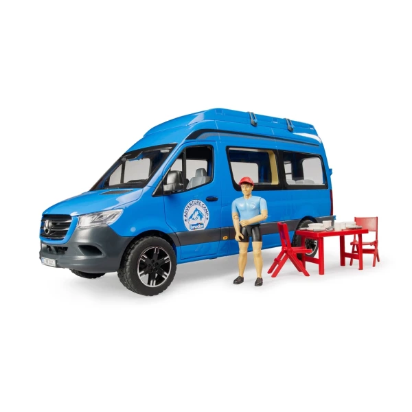 BRUDER ΦΟΡΤΗΓΑΚΙ MERCEDES SPRINTER CAMPER ΜΕ ΟΔΗΓΟ ΚΑΙ ΕΞΟΠΛΙΣΜΟ