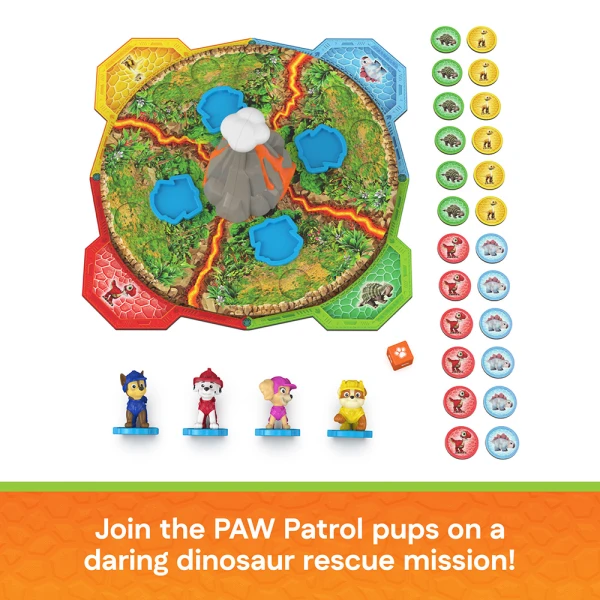 PAW PATROL DINO MOVIE ΕΠΙΤΡΑΠΕΖΙΟ HELP THE PUPS RESCUE THE DINOS