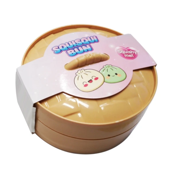 SQUISHY BUN GLITTER 8.5 εκ. - 6 ΧΡΩΜΑΤΑ