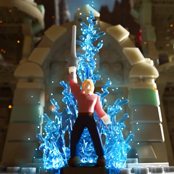 MATTEL BRICK SHOP MASTERS OF THE UNIVERSE BUILDING SET - BATTLE OF CASTLE GRAYSKULL