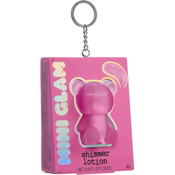 MINI GLAM COSMETIC BEAR SHIMMER LOTION - BERRY