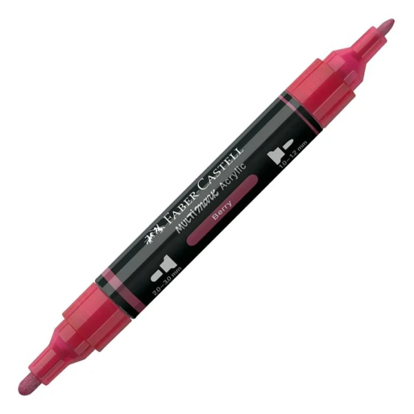FABER-CASTELL ΑΚΡΥΛΙΚΟΣ ΜΑΡΚΑΔΟΡΟΣ MULTIMARK ΧΡΩΜΑ 433 BERRY