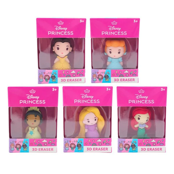 DISNEY PRINCESS 3D ERASER - 5 DESIGNS