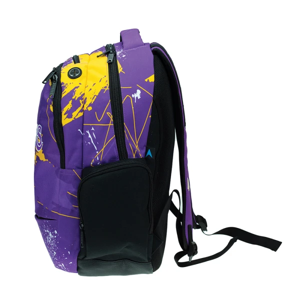 BACK ME UP BACKPACK OVAL NBA LOS ANGELES LAKERS RETRO
