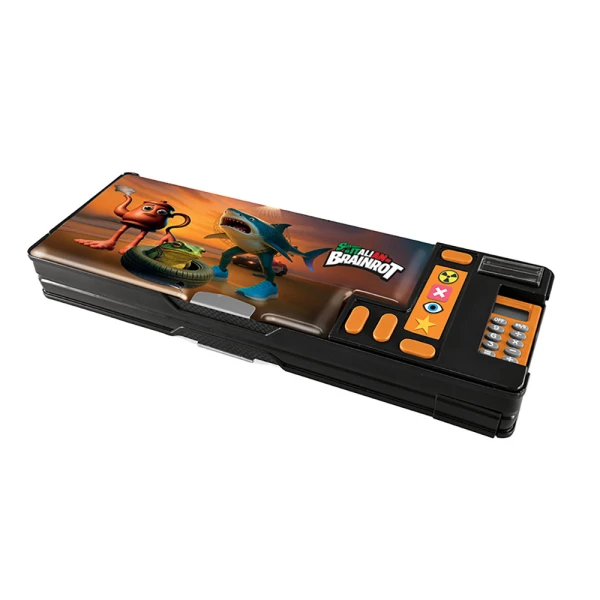 RETRO PENCIL CASE TEAM BRAINROT