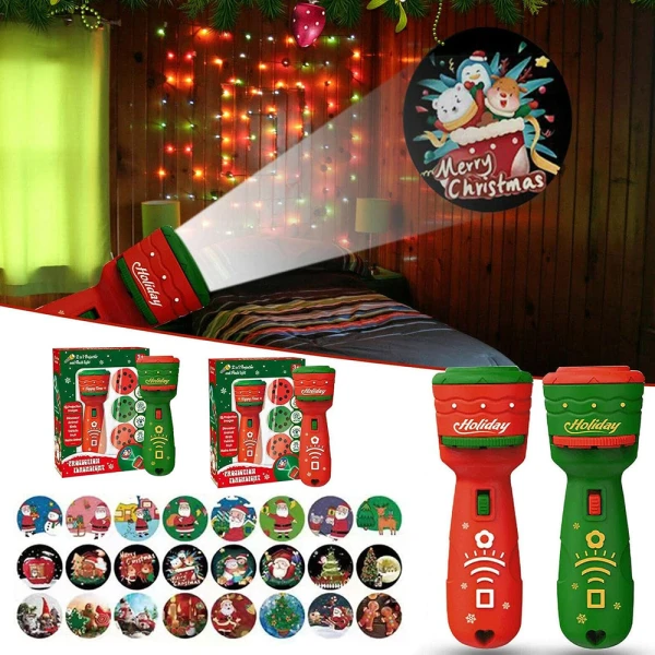 GREEN CHRISTMAS PROJECTOR