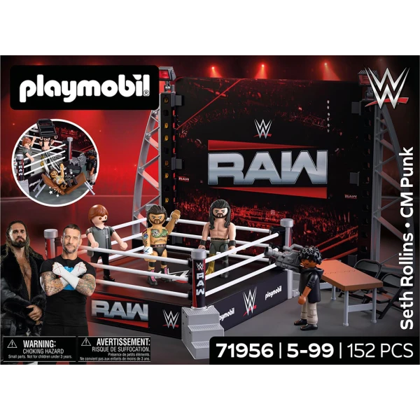 PLAYMOBIL WWE® SETH ROLLINS ΚΑΙ CM PUNK ΣΤΟ ΡΙΝΓΚ