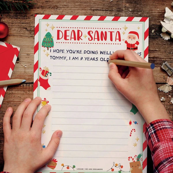 LEGAMI DEAR SANTA... SANTA CLAUS LETTER KIT
