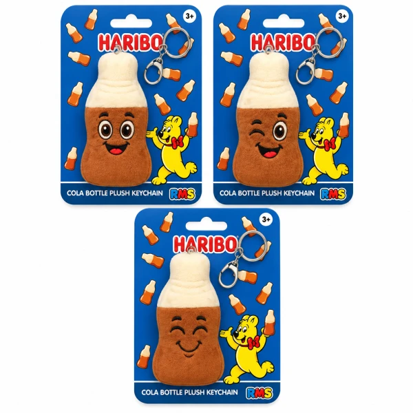 HARIBO COLA BOTTLE ΛΟΥΤΡΙΝΟ ΜΠΡΕΛΟΚ 10 εκ. - 3 ΣΧΕΔΙΑ