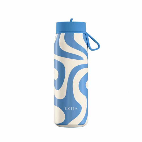 ESTIA HOME ART ΘΕΡΜΟΣ PULSE SAVE THE AEGEAN 500ml OCEAN WAVES