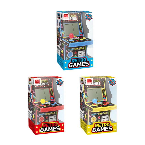CONSOLE WITH 49 CLASSIC ARCADE GAMES - 3 COLORS