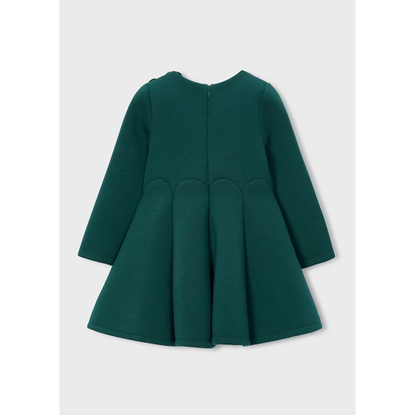 MAYORAL DRESS NEOPRENE GREEN