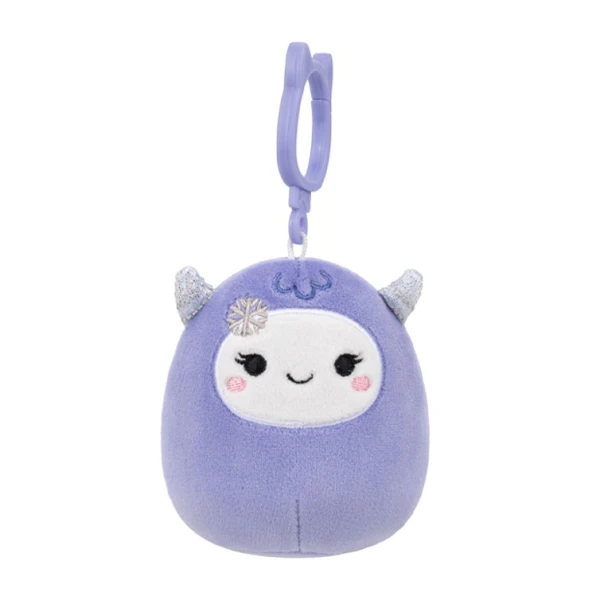 SQUISHMALLOWS-XMAS - ΛΟΥΤΡΙΝΑ ΜΠΡΕΛΟΚ 9 εκ. W1 - LUNASHA THE LAVENDER YETI
