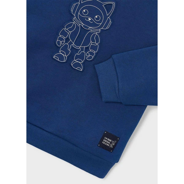 MAYORAL FLEECE EMBOSSED BLUE DARK
