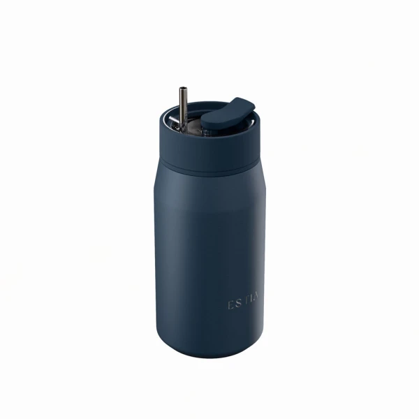 ESTIA HOME ART THERMOS LENS SAVE THE AEGEAN 360ml INDIGO
