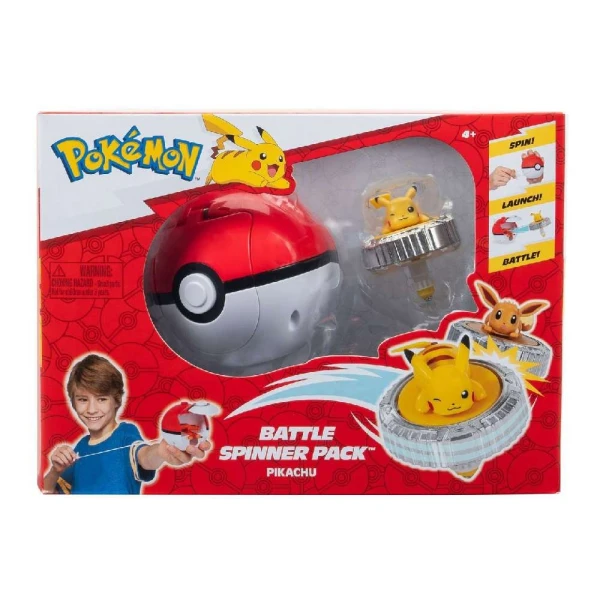 POKEMON BATTLE SPINNER ΜΕ ΦΙΓΟΥΡΑ PIKACHU