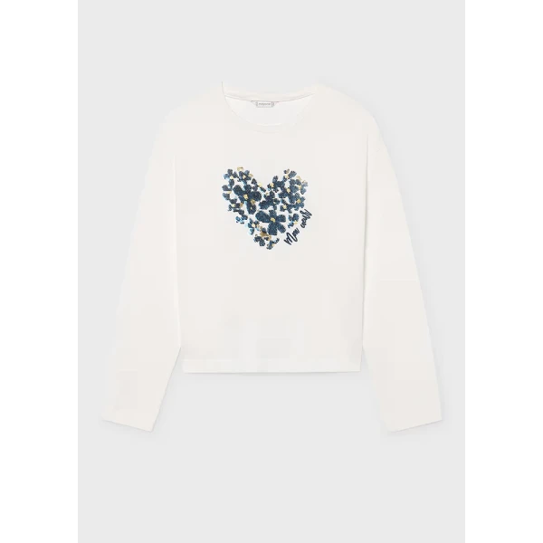 MAYORAL BLOUSE PRESS STUDS CREAM