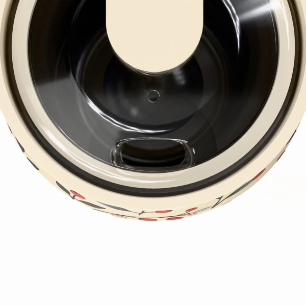 ESTIA HOME ART ΘΕΡΜΟΣ LENS SAVE THE AEGEAN 360ml BLOOM BEIGE