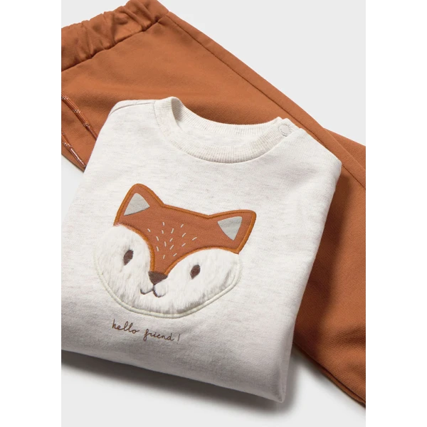 MAYORAL TRACKSUIT SWEATSHIRT PANTS TERRACOTTA 
