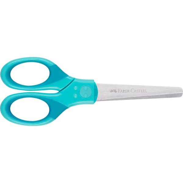 FABER CASTELL ΨΑΛΙΔΙ GRIP ΜΕ ΠΡΟΣΤΑΤΕΥΤΙΚΟ ΚΑΛΥΜΜΑ - ΤΥΡΚΟΥΑΖ