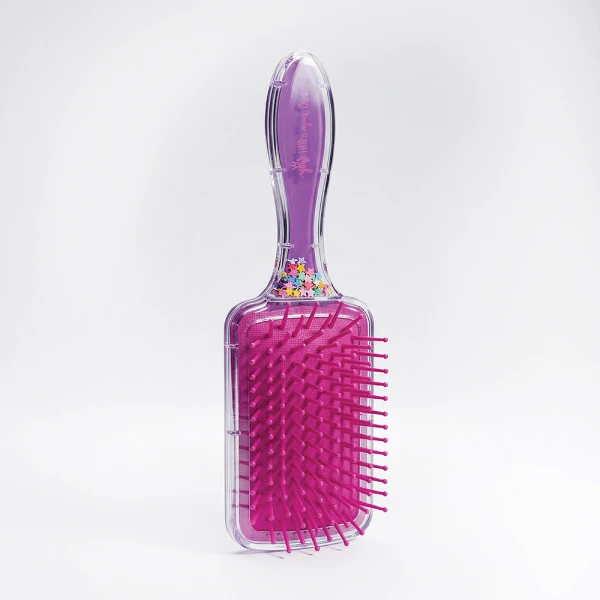 HAPPIHOBBI HAIR BRUSH CONFETTI SPARKLE LOVE - 3 COLOURS