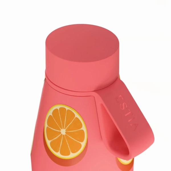 ESTIA HOME ART ΘΕΡΜΟΣ FLOW SAVE THE AEGEAN 500ml ORANGE POP