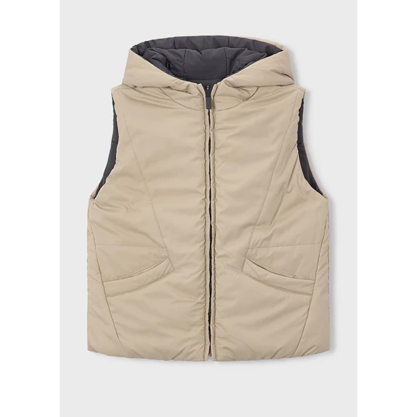 MAYORAL VEST REVERSIBLE  BEIGE