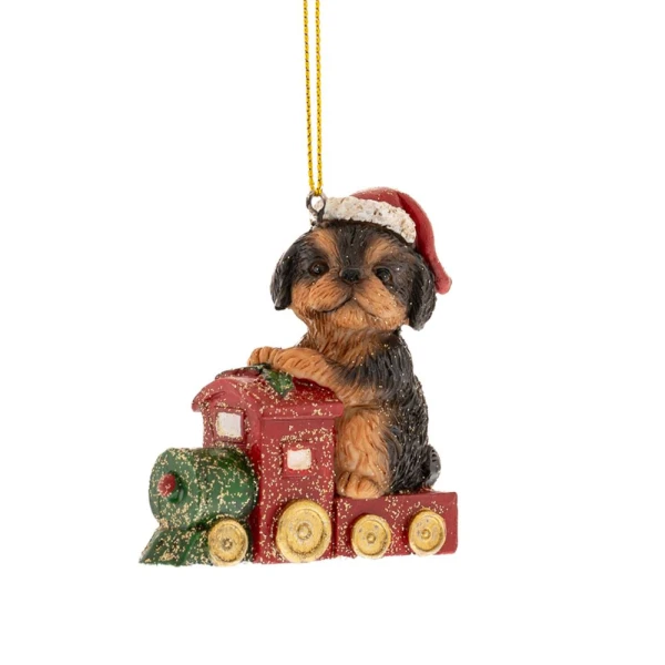 ΧΜΑΣ RESIN DOG ORNAMENT 6.5X2.5X6.5 CM