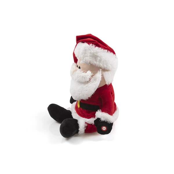 PLUSH SANTA CLAUS GREEK CAROLS 40 cm 