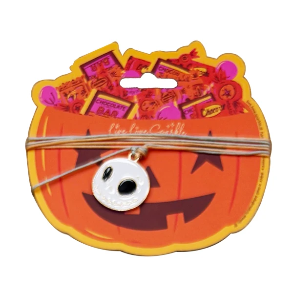 MACRAME BRACELET-NECKLACE WITH HALLOWEEN MOTIF - VARIOUS DESIGNS