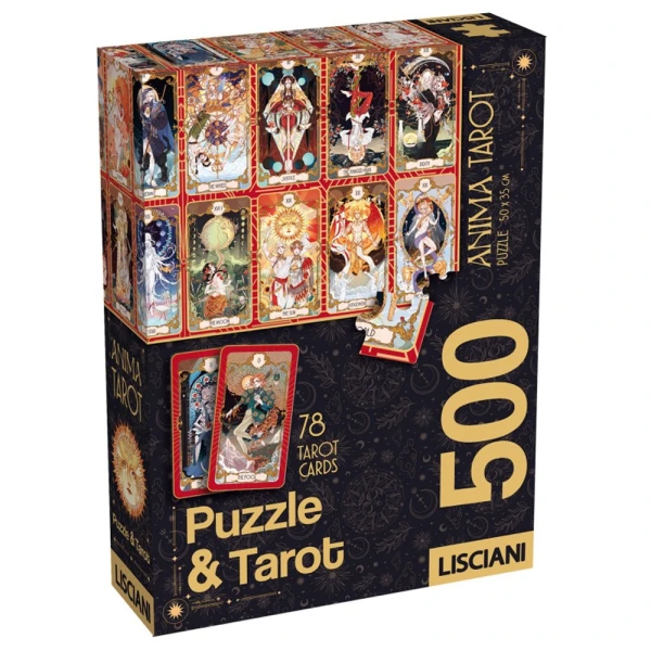 LISCIANI ΠΑΖΛ 500 τεμ. ΚΑΙ ΚΑΡΤΕΣ TAROT JAPANESE