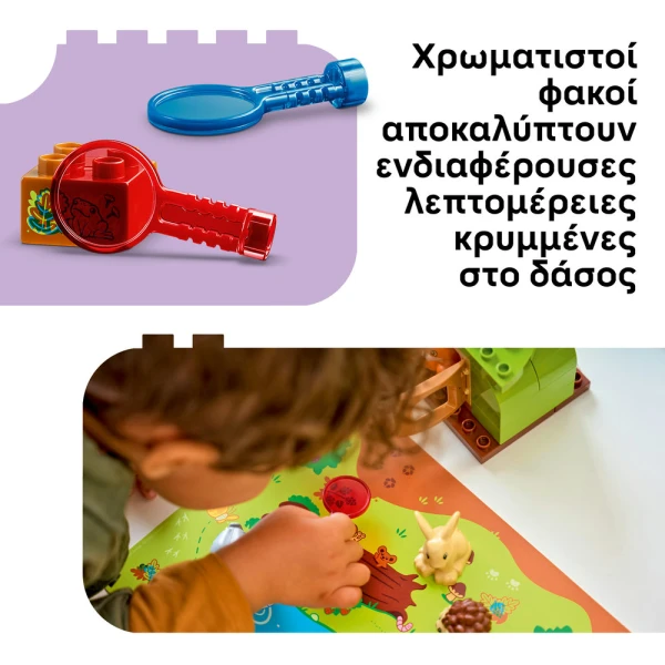 LEGO DUPLO® ΑΝΑΚΑΛΥΨΕΙΣ ΣΤΟ ΔΑΣΟΣ ΜΕ ΑΓΡΙΑ ΖΩΑ