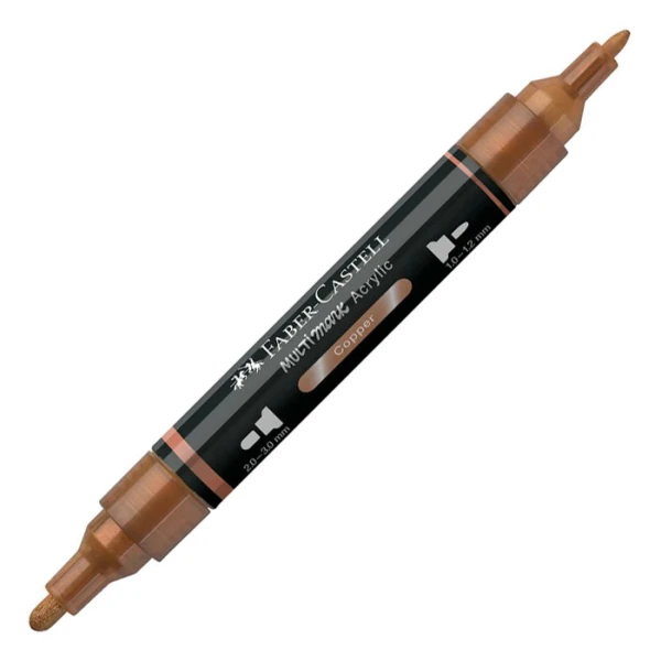 FABER-CASTELL ΑΚΡΥΛΙΚΟΣ ΜΑΡΚΑΔΟΡΟΣ MULTIMARK ΧΡΩΜΑ 252 COPPER